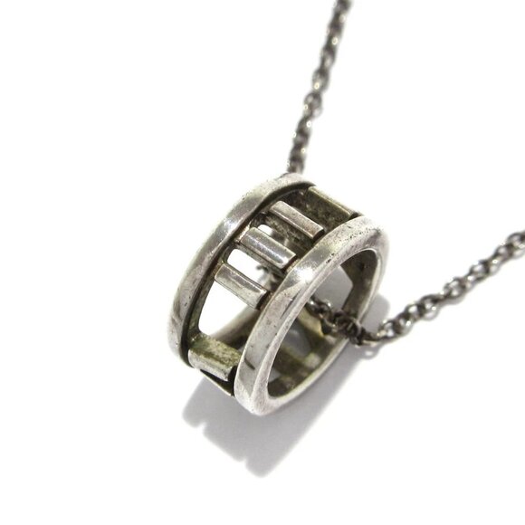 Auth TIFFANY & Co. Atlas Open - Silver Necklace - Picture 8 of 8